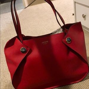 Red guess purse brand new with tags